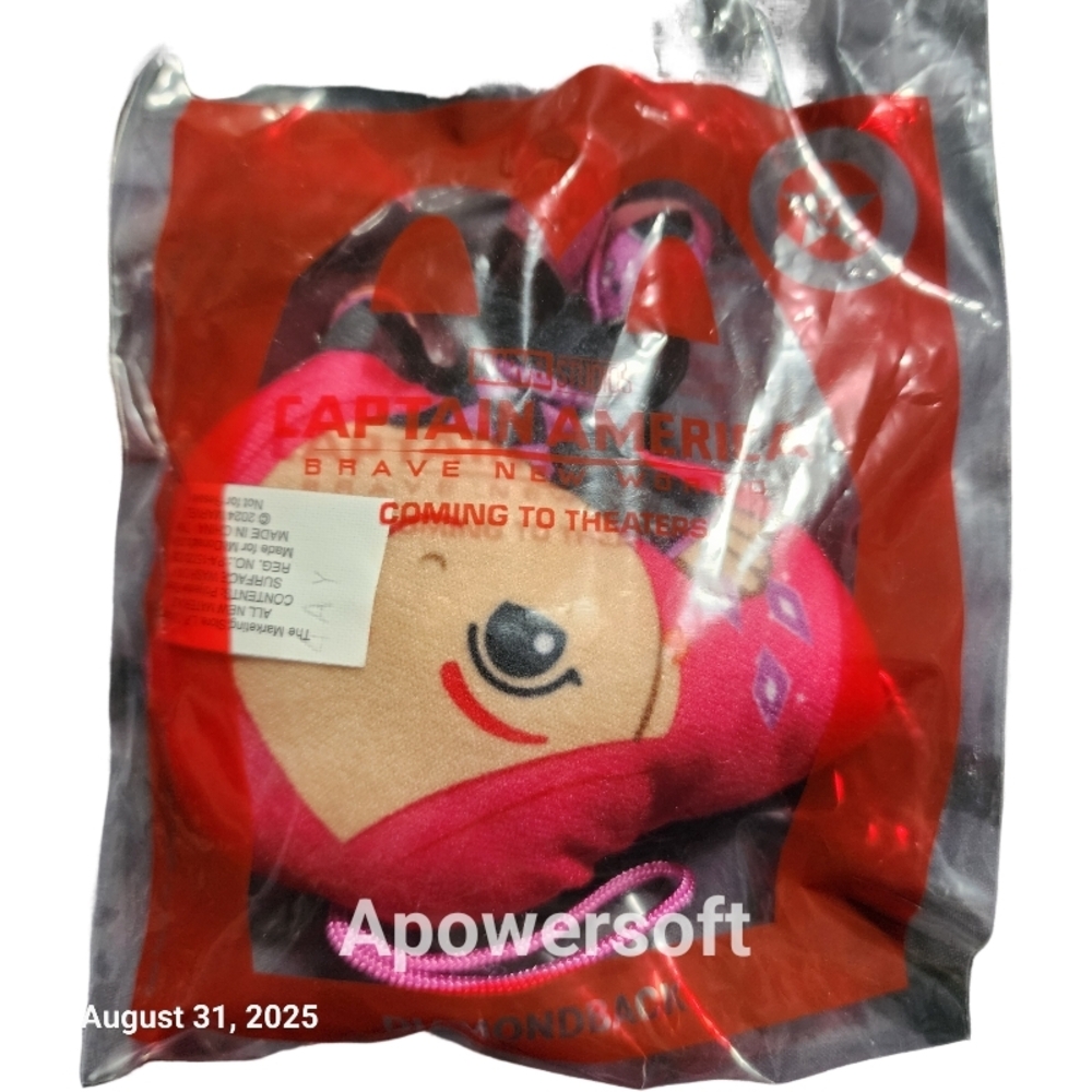 2024 McDonald's Toy #5 Captain America Diamondback